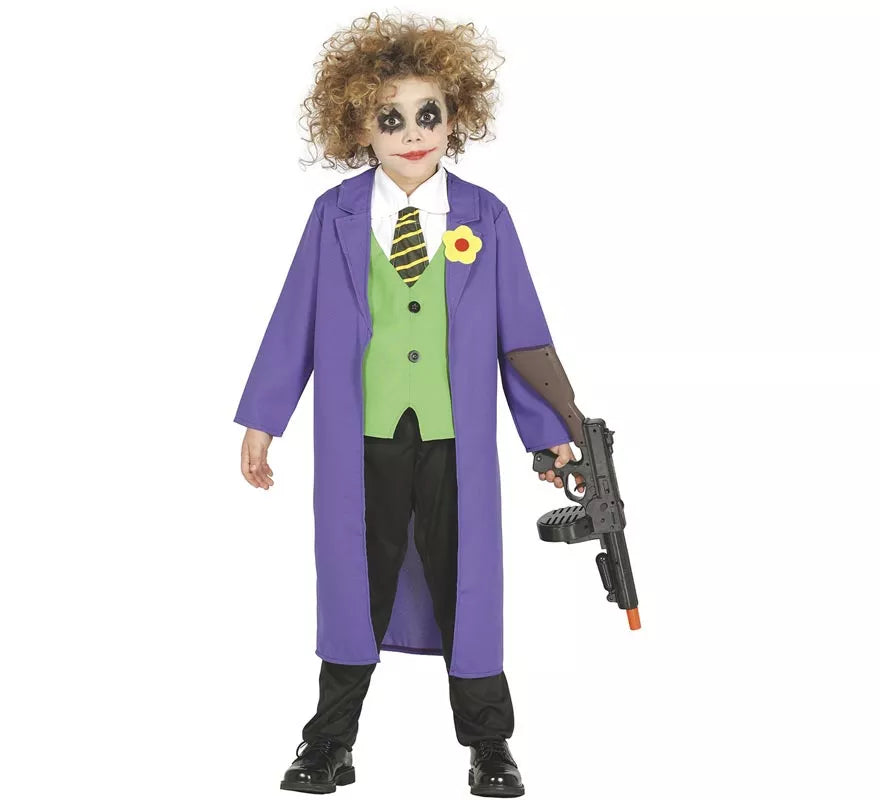 Translation missing: fr.Disfraz de Payaso Joker para niño