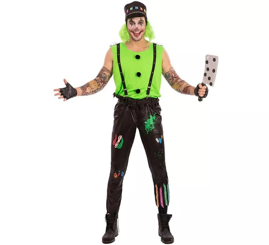 Disfraz de Payaso Motero para hombre