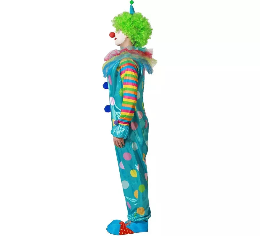 Translation missing: fr.Disfraz de Payaso multicolor para hombre