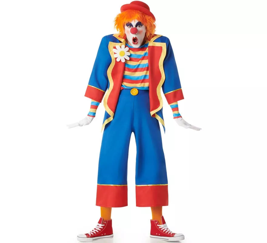 Translation missing: fr.Disfraz de Payaso Multicolor para hombre