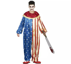 Déguisement de clown patriote maléfique adolescent