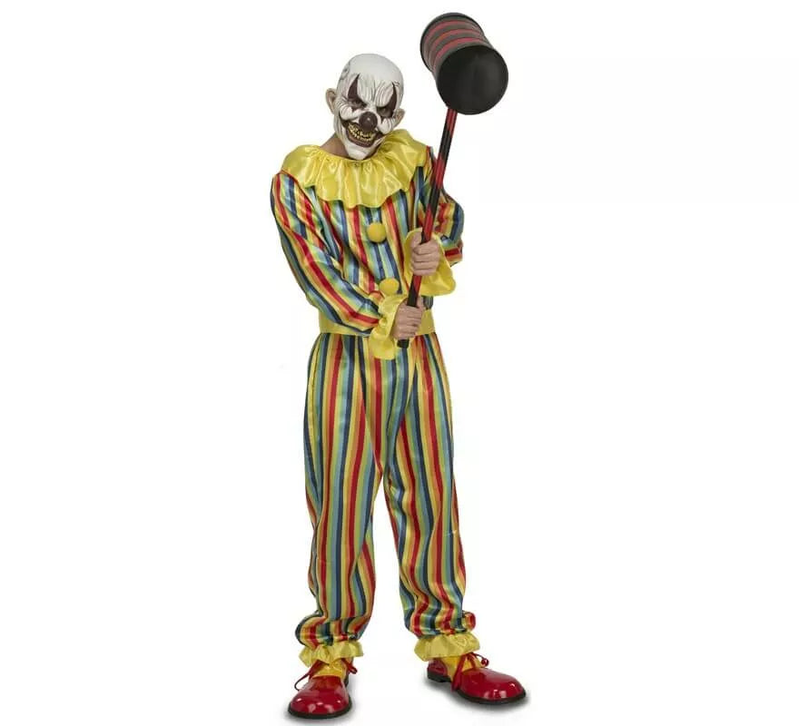 Translation missing: fr.Disfraz de Payaso Prank con máscara para hombre