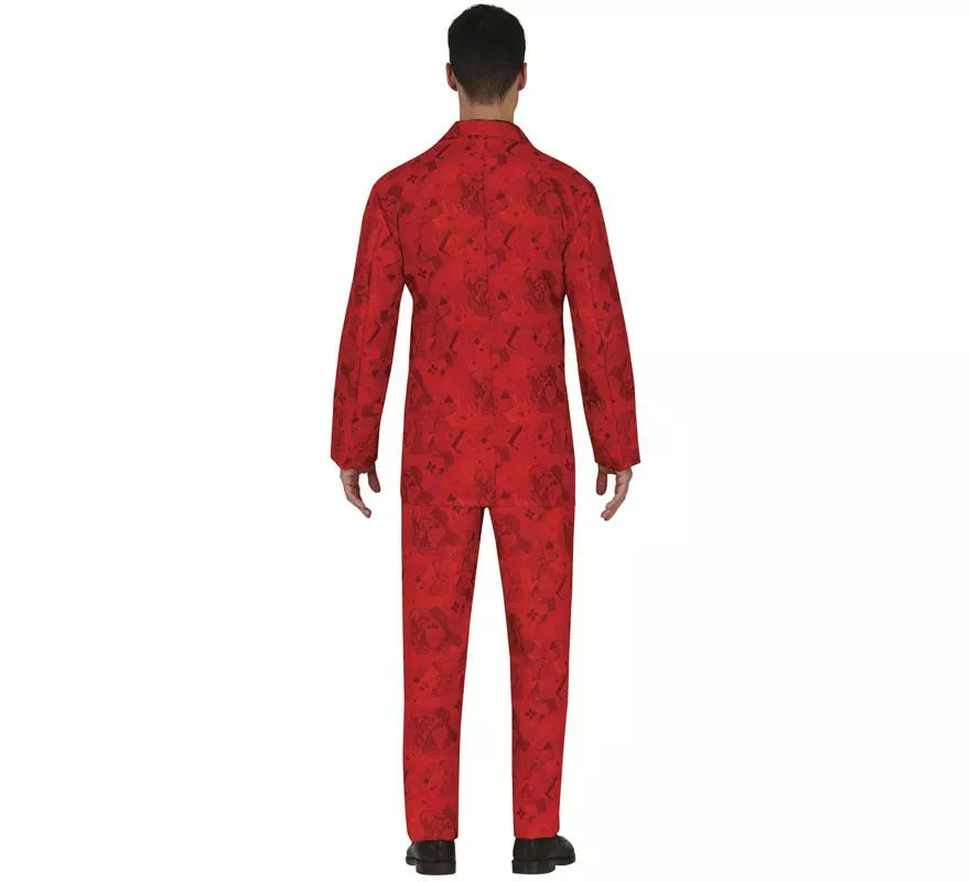 Translation missing: fr.Disfraz de Payaso Risueño Elegante para hombre