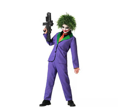 Déguisement Clown Rieur Violet Enfant