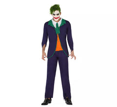 Déguisement de Méchant Clown pour hommes Halloween plusieurs tailles