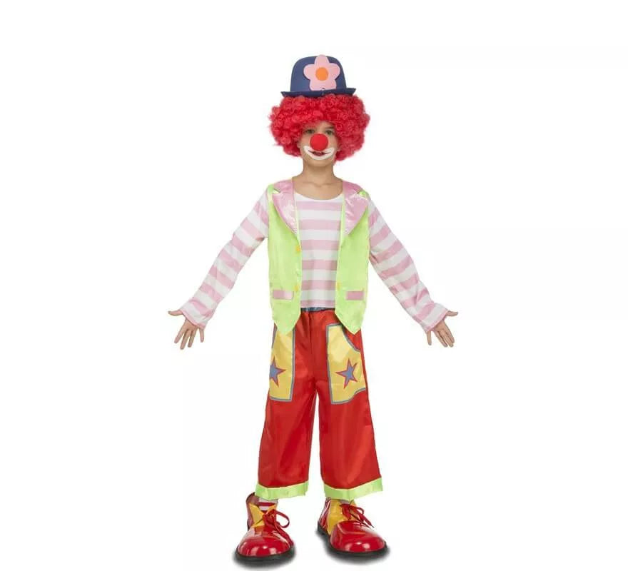 Translation missing: fr.Disfraz de Payaso Rodeo para niño
