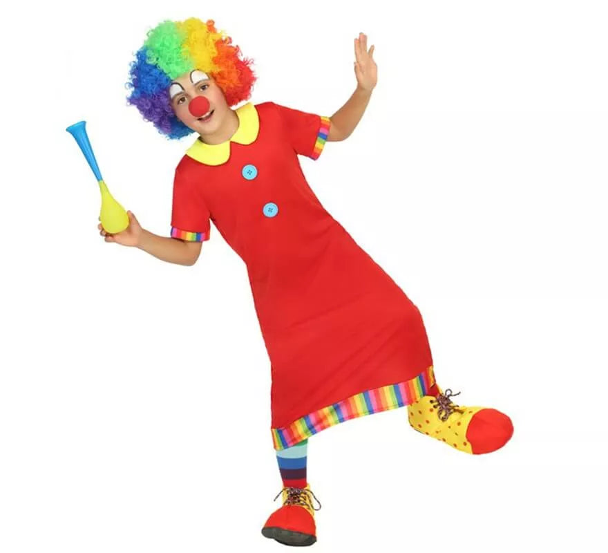 Translation missing: fr.Disfraz de Payaso rojo para niño