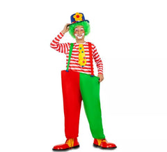 Déguisement de Clown Rouge et Vert pour garçon