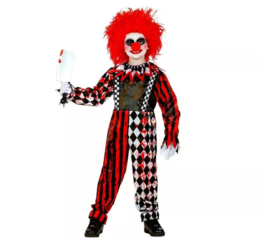 Translation missing: fr.Disfraz de Payaso Sangriento para niño