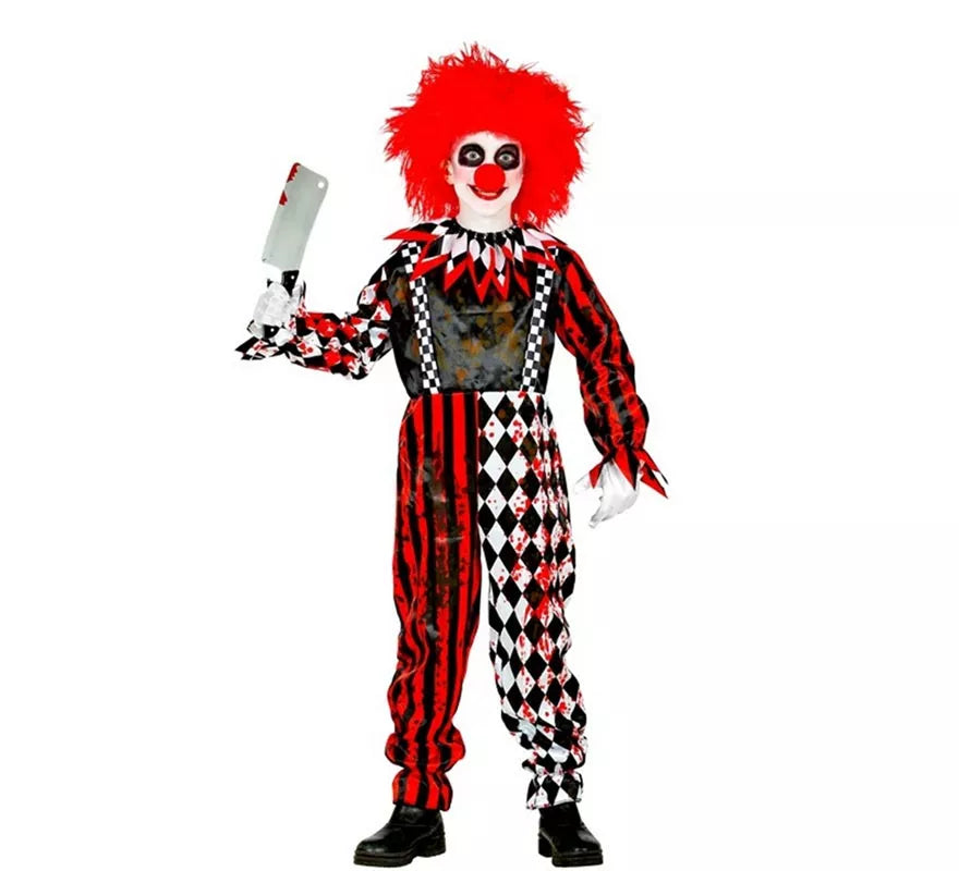 Translation missing: fr.Disfraz de Payaso Sangriento para niño