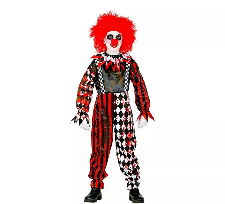 Translation missing: fr.Disfraz de Payaso Sangriento para niño