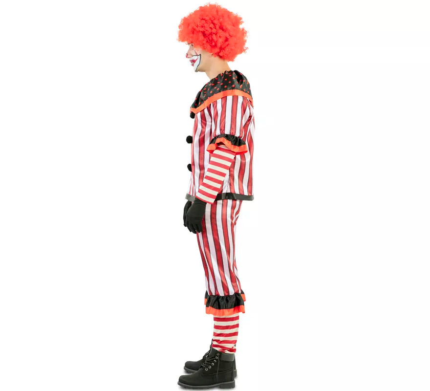 Translation missing: fr.Disfraz de Payaso Sangriento Rojo para hombre