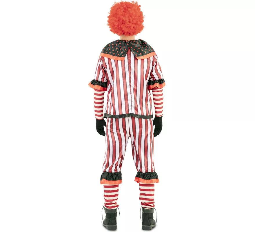 Translation missing: fr.Disfraz de Payaso Sangriento Rojo para hombre