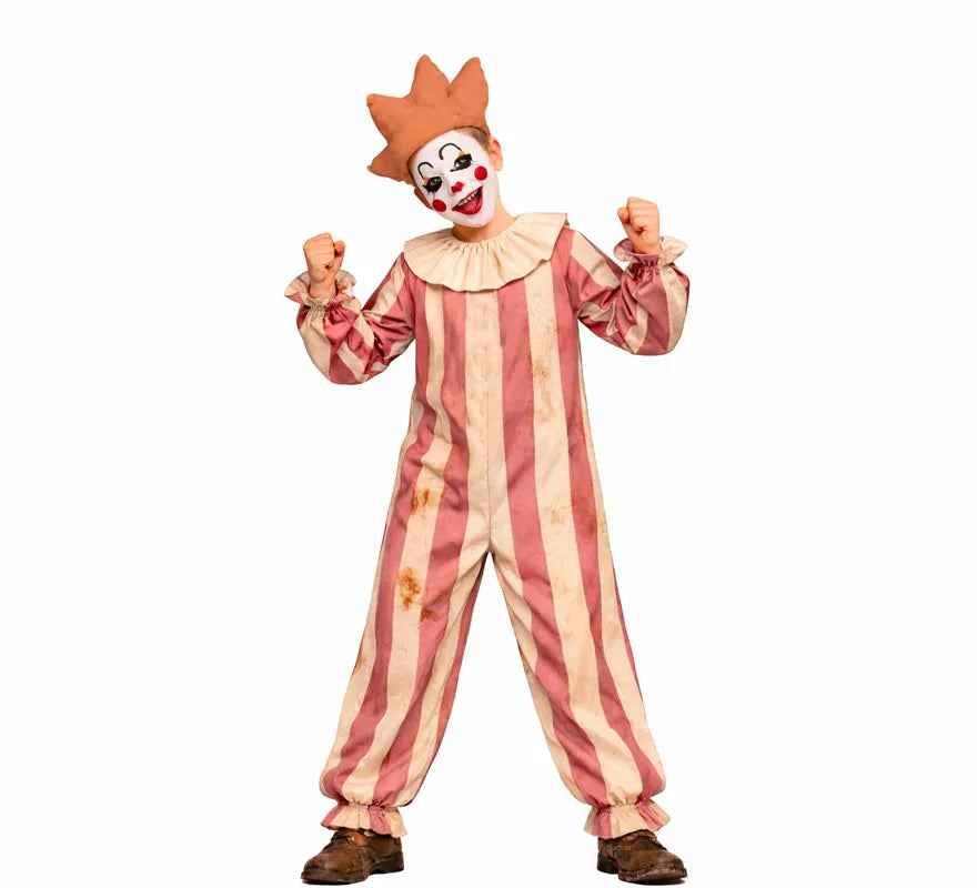 Translation missing: fr.Disfraz de Payaso Vintage del Miedo para niño