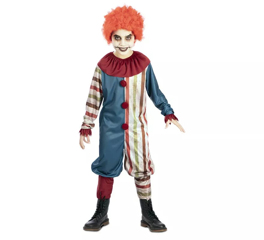 Translation missing: es.Disfraz de Payaso Macabro Vintage para niño