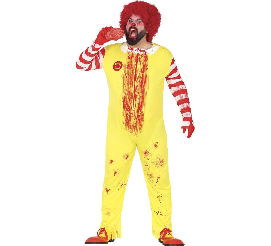 Translation missing: fr.Disfraz de Payaso Zombie para hombre