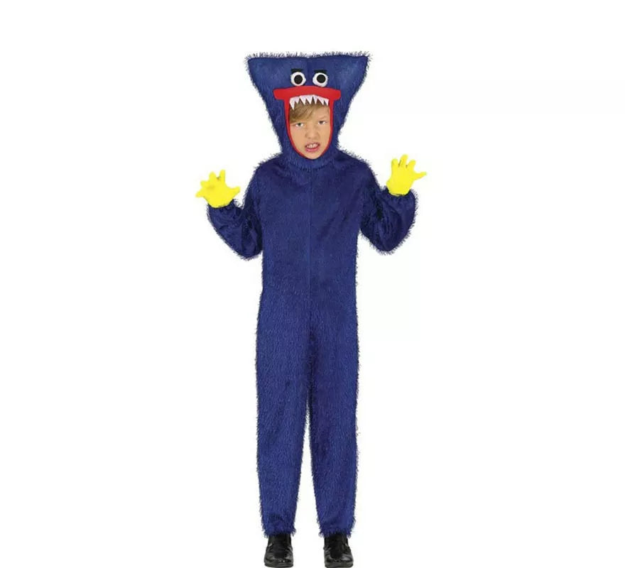 Disfraz de Peluche de Vídeojuego azul para niños