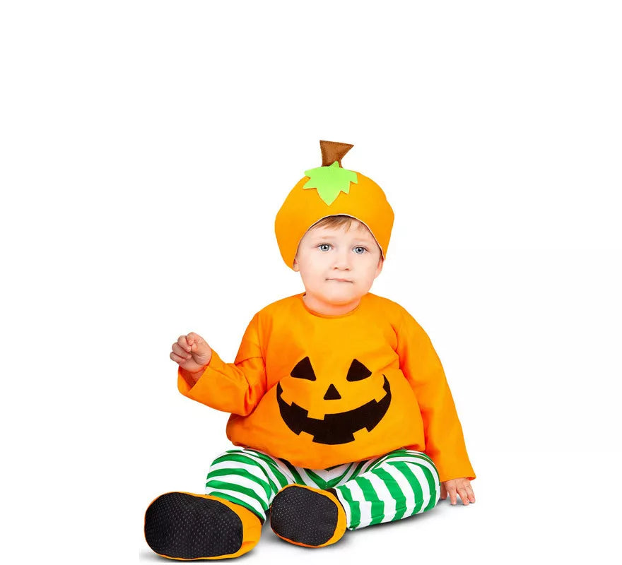 Translation missing: fr.Disfraz de Pequeña Calabaza con gorro para bebé y niños
