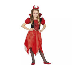 Déguisement petit diable avec robe fille