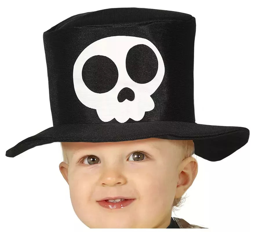 Translation missing: fr.Disfraz de Pequeño Esqueleto con sombrero para bebé