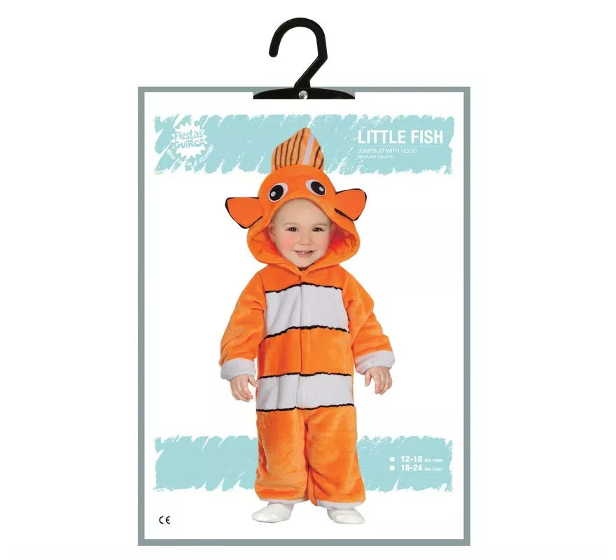 Translation missing: fr.Disfraz de Pequeño Pez Naranja para bebé