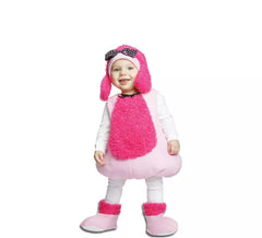 Déguisement de Petit Chien Caniche Rose pour enfant