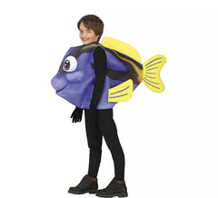 Déguisement de poisson célèbre bleu enfant