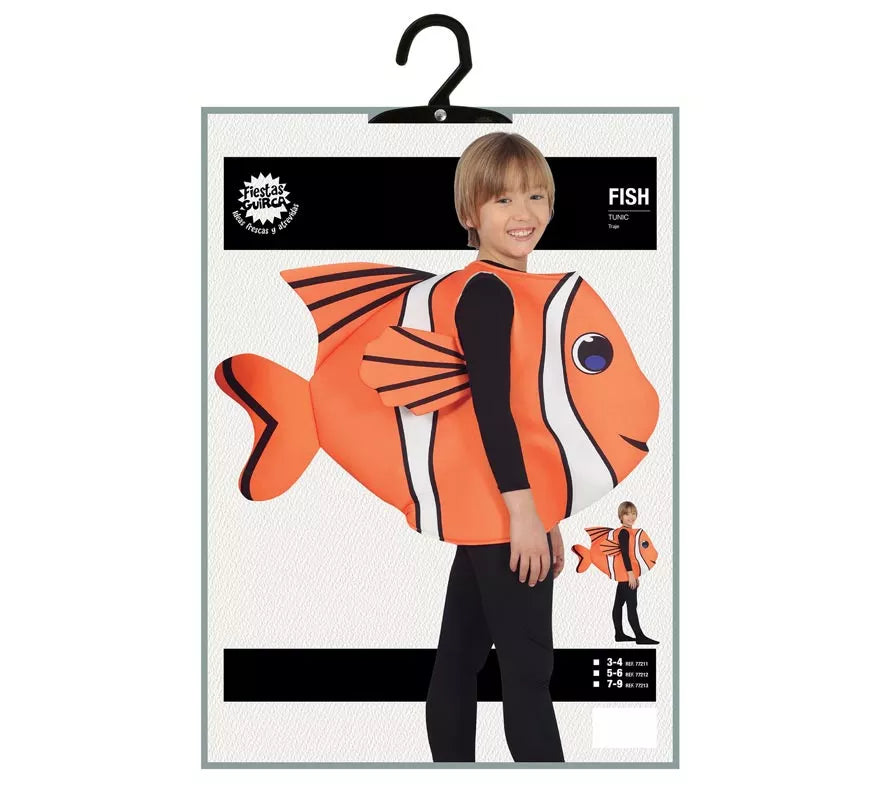 Translation missing: fr.Disfraz de Pez Naranja para niños