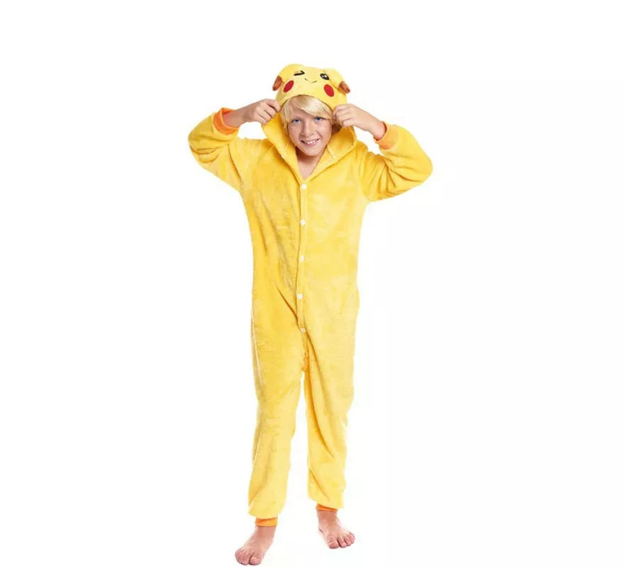 Translation missing: fr.Disfraz de Pijama Chinchilla eléctrica con capucha para niño