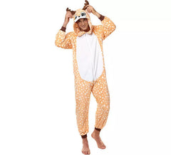 Déguisement pyjama cerf à pois homme