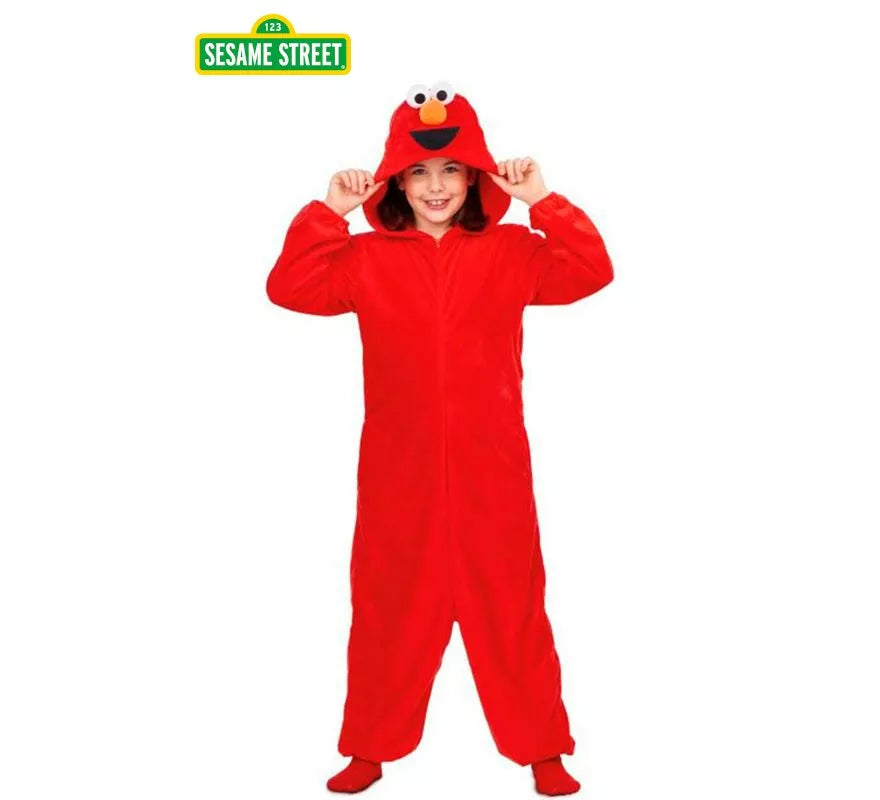 Translation missing: fr.Disfraz de Pijama de Elmo de Barrio Sésamo para niños