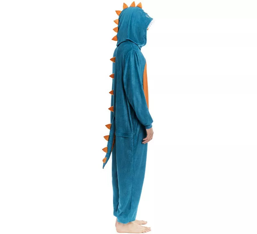 Translation missing: fr.Disfraz de Pijama Dinosaurio Estegosaurio para adulto