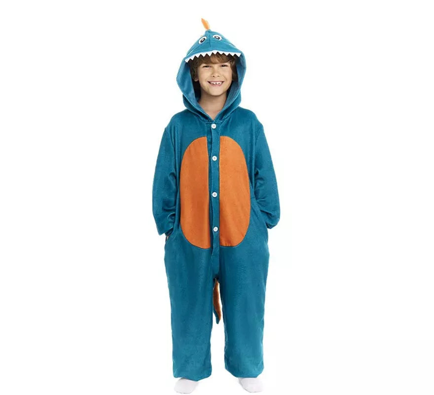 Translation missing: fr.Disfraz de Pijama Dinosaurio Estegosaurio para niños