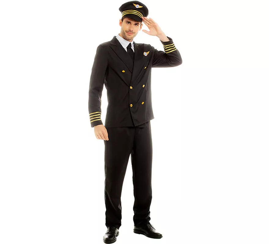 Translation missing: fr.Disfraz de Piloto Capitán de Vuelo para hombre