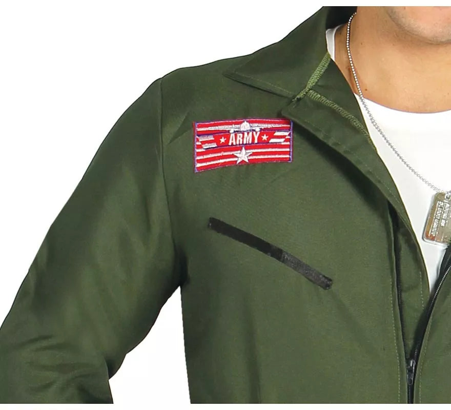 Translation missing: fr.Disfraz de Piloto de Caza del Ejército para Hombre