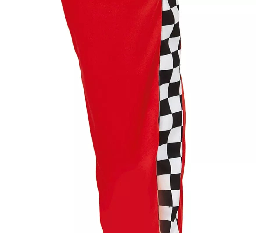 Translation missing: fr.Disfraz de Piloto de Fórmula 1 rojo para hombre