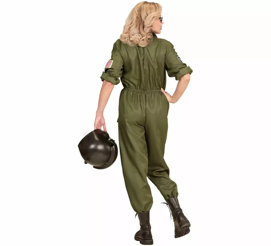 Translation missing: fr.Disfraz de Piloto Jet de Combate para mujer