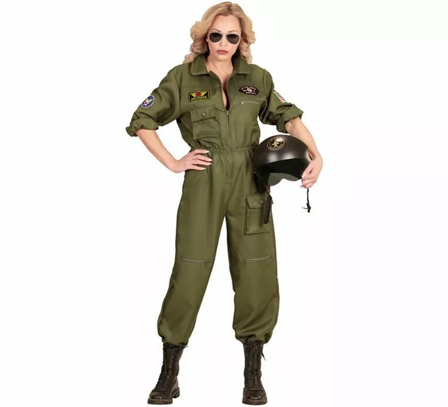 Translation missing: fr.Disfraz de Piloto Jet de Combate para mujer