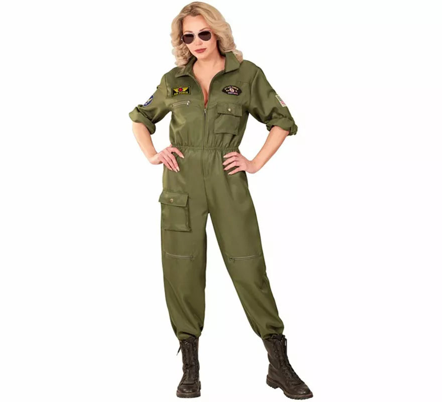 Translation missing: fr.Disfraz de Piloto Jet de Combate para mujer