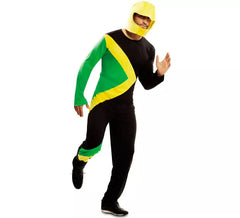 Déguisement de Pilote de Traîneau Bobsleigh Jamaïcain pour adulte