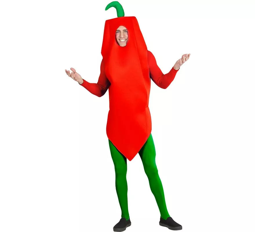 Translation missing: fr.Disfraz de Pimiento Picante para adulto