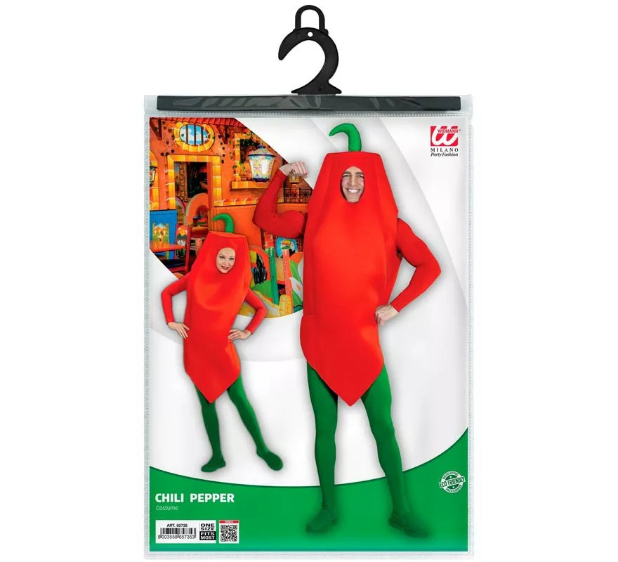 Translation missing: fr.Disfraz de Pimiento Picante para adulto