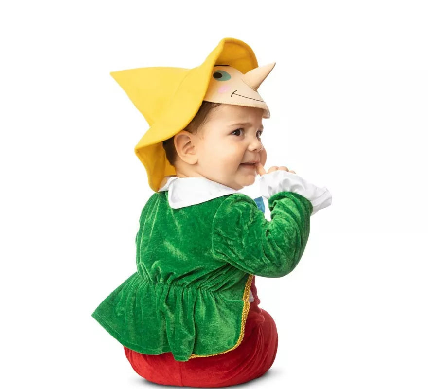 Translation missing: fr.Disfraz de Pinocho con gorro y careta para bebé y niño