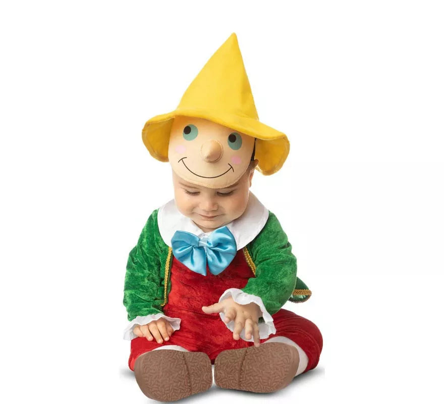 Translation missing: fr.Disfraz de Pinocho con gorro y careta para bebé y niño
