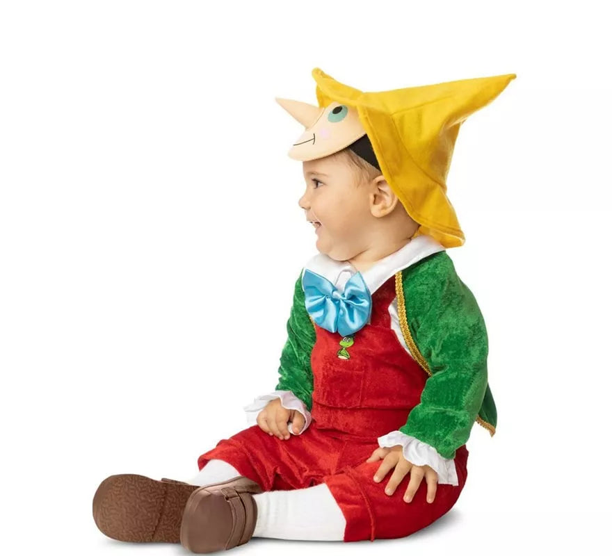 Translation missing: fr.Disfraz de Pinocho con gorro y careta para bebé y niño