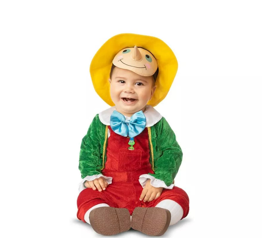 Translation missing: fr.Disfraz de Pinocho con gorro y careta para bebé y niño