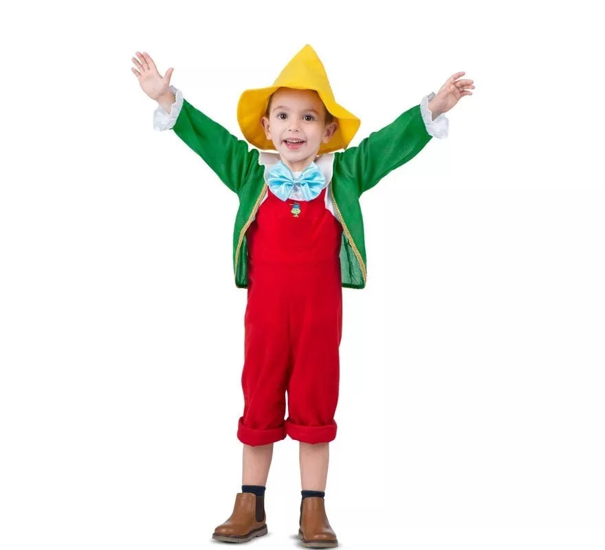 Translation missing: fr.Disfraz de Pinocho con gorro y careta para niño