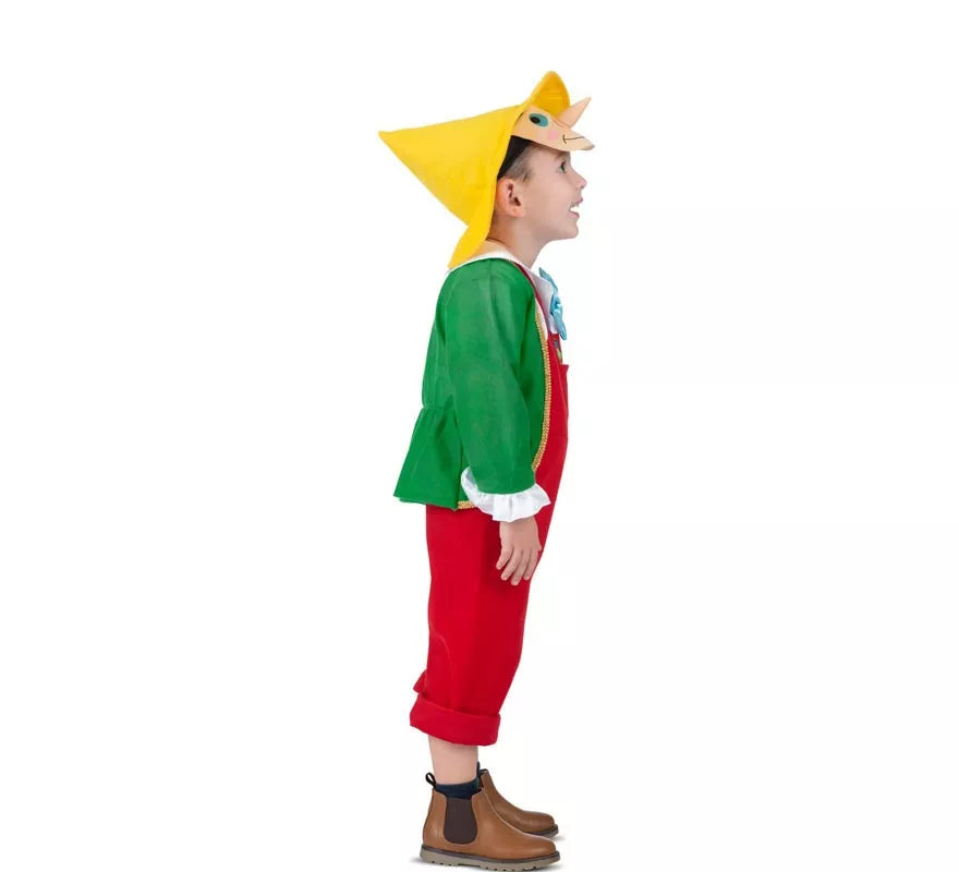 Translation missing: fr.Disfraz de Pinocho con gorro y careta para niño