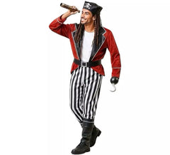 Déguisement de pirate à rayures pour homme