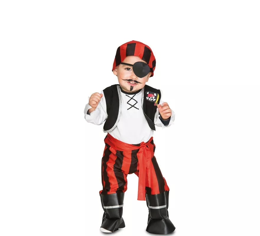 Translation missing: fr.Disfraz de Pirata a Rayas para niño y bebé